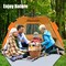 Pop Up Beach Tent 3-4 Person UV50+ Sunshade Waterproof Lightweight